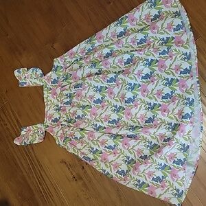 By the River - adorable flower pattern dress